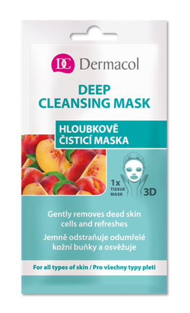 Dermacol - Textilná 3D hĺbkovo čistiaca maska - 15 ml